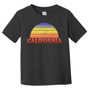 Retro California Sun Toddler T-Shirt