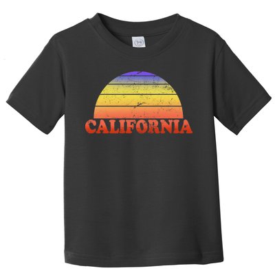 Retro California Sun Toddler T-Shirt