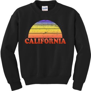 Retro California Sun Kids Sweatshirt