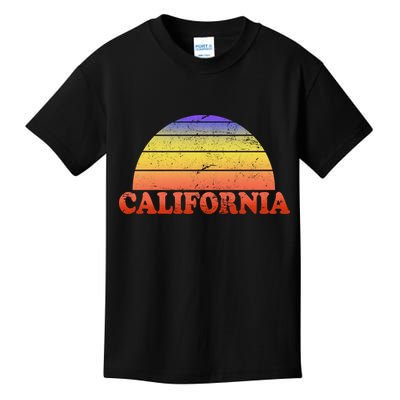 Retro California Sun Kids T-Shirt