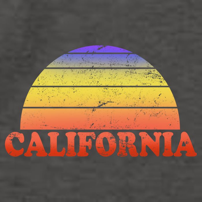 Retro California Sun Vector Backpack