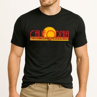 Retro California Sun Sunset Logo Cooling Performance Crew T-Shirt