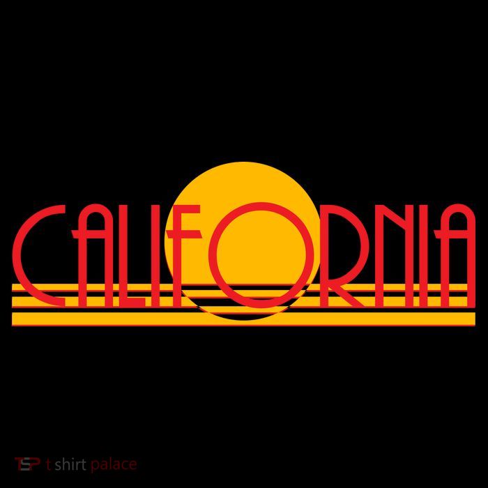 Retro California Sun Sunset Logo Impact Tech Backpack