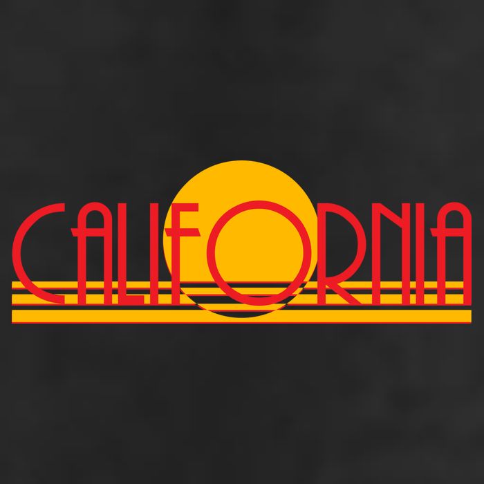 Retro California Sun Sunset Logo 11oz C Handle Ceramic Mug