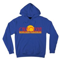 Retro California Sun Sunset Logo Hoodie