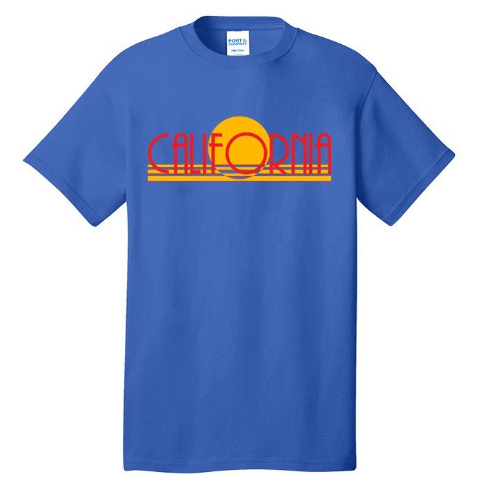 Retro California Sun Sunset Logo Tall T-Shirt