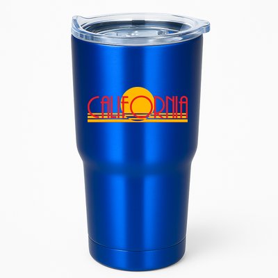 Retro California Sun Sunset Logo Tumbler