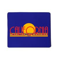 Retro California Sun Sunset Logo Mousepad