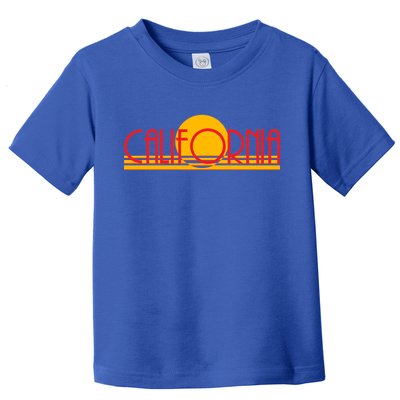 Retro California Sun Sunset Logo Toddler T-Shirt