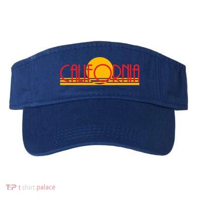Retro California Sun Sunset Logo Visor