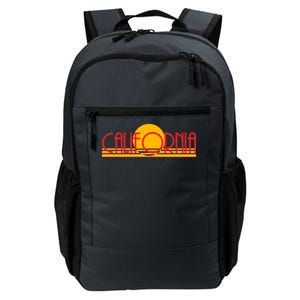 Retro California Sun Sunset Logo Daily Commute Backpack