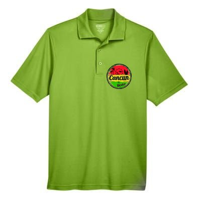 Retro Cancun Logo Men's Origin Performance Pique Polo