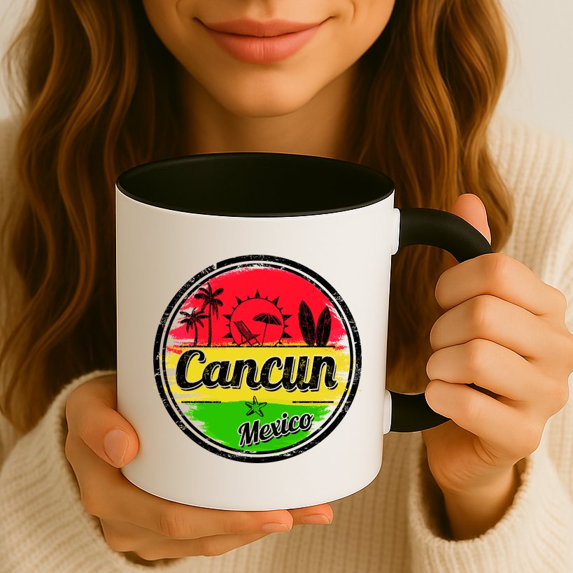 Retro Cancun Logo Mug