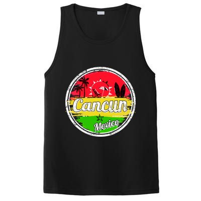 Retro Cancun Logo PosiCharge Competitor Tank