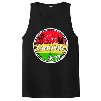 Retro Cancun Logo PosiCharge Competitor Tank