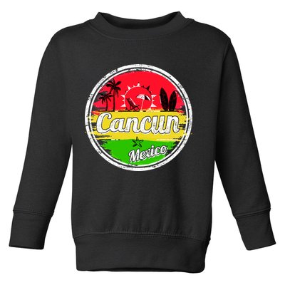 Retro Cancun Logo Toddler Sweatshirt