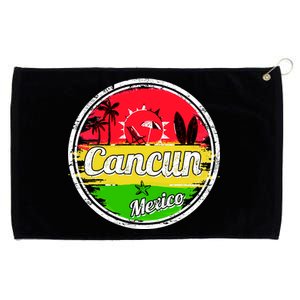 Retro Cancun Logo Grommeted Golf Towel