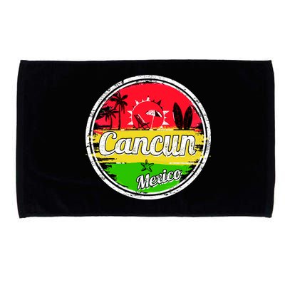 Retro Cancun Logo Microfiber Hand Towel