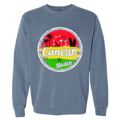 Retro Cancun Logo Garment-Dyed Sweatshirt