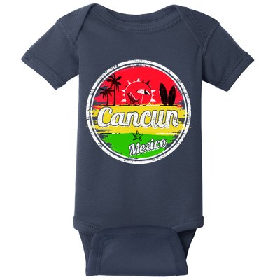 Retro Cancun Logo Baby Bodysuit