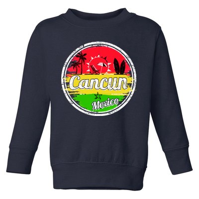 Retro Cancun Logo Toddler Sweatshirt