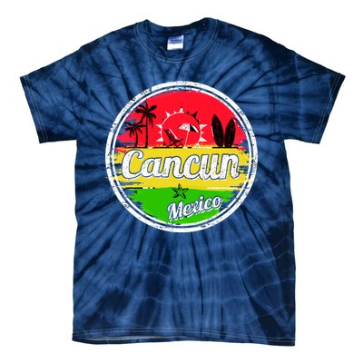 Retro Cancun Logo Tie-Dye T-Shirt