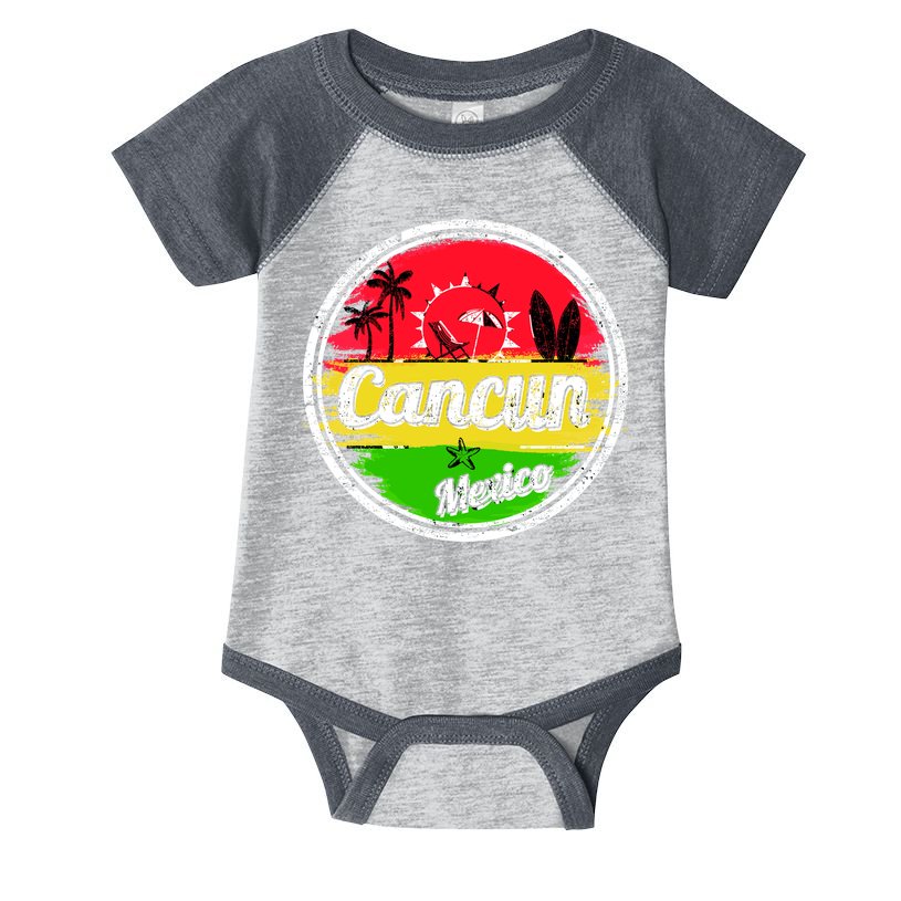 Retro Cancun Logo Infant Baby Jersey Bodysuit