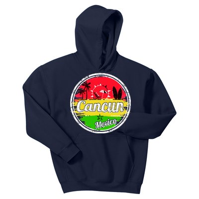 Retro Cancun Logo Kids Hoodie