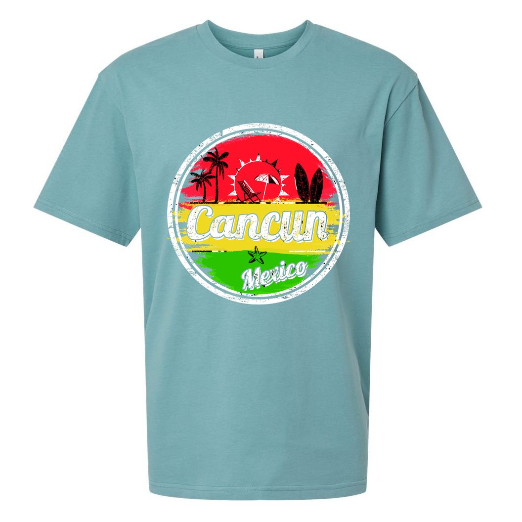 Retro Cancun Logo Sueded Cloud Jersey T-Shirt