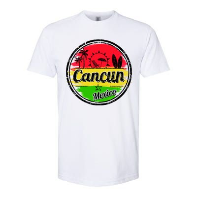 Retro Cancun Logo Softstyle CVC T-Shirt