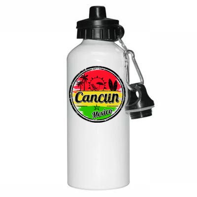 Retro Cancun Logo Aluminum Water Bottle