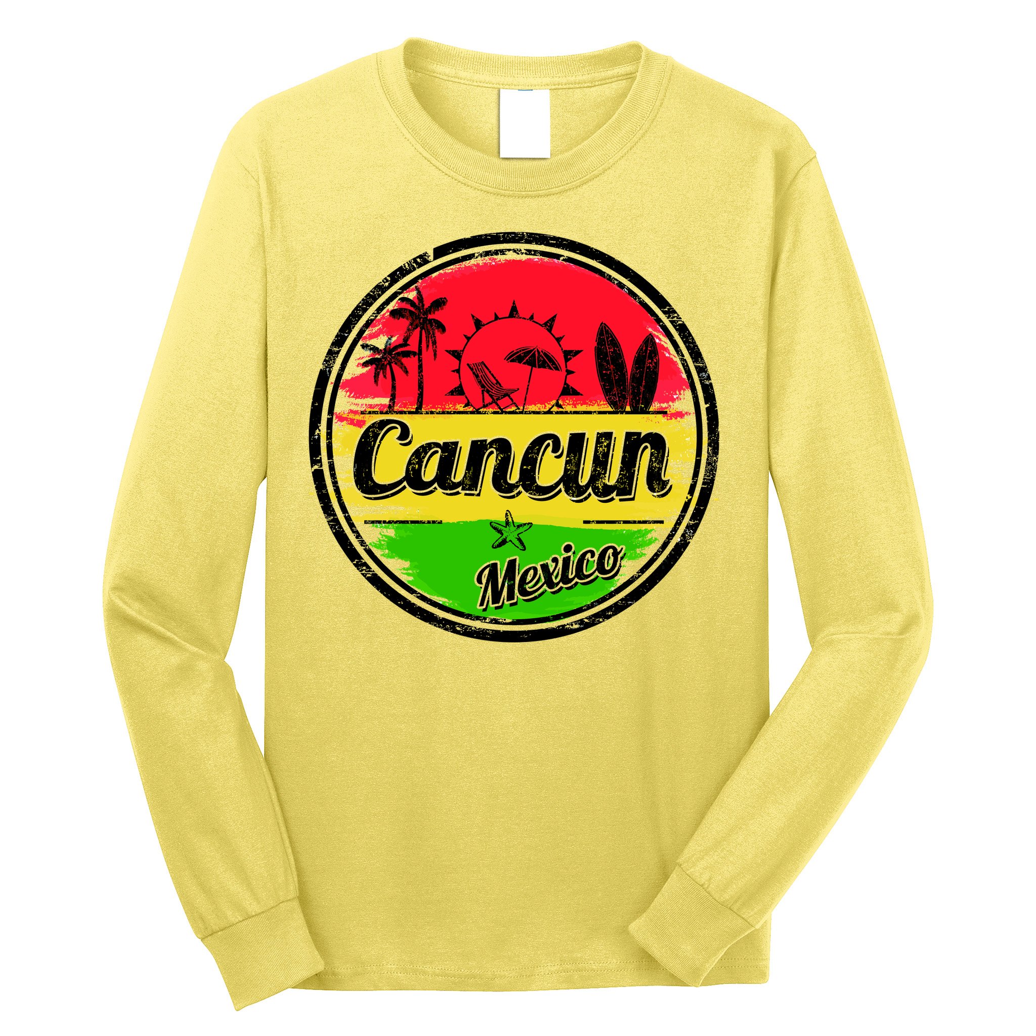 Retro Cancun Logo Long Sleeve Shirt