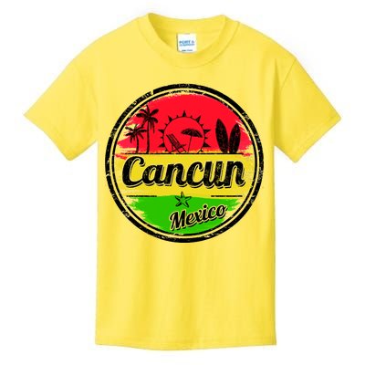 Retro Cancun Logo Kids T-Shirt