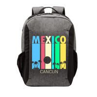 Retro Cancun Mexico Vector Backpack
