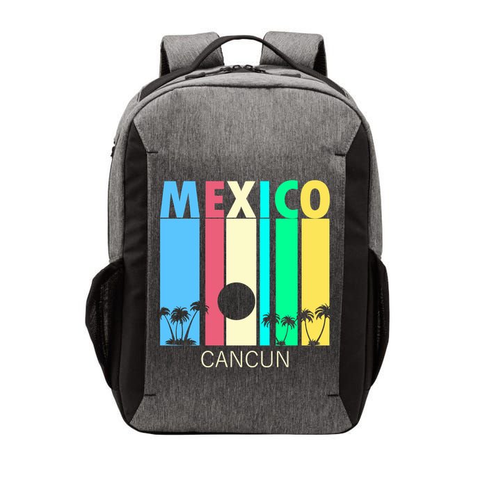 Retro Cancun Mexico Vector Backpack