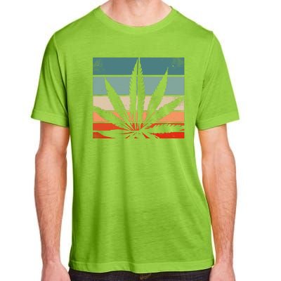 Retro Cannabis Adult ChromaSoft Performance T-Shirt