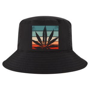 Retro Cannabis Cool Comfort Performance Bucket Hat