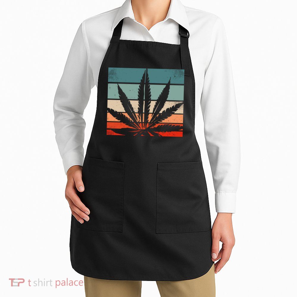 Retro Cannabis Apron