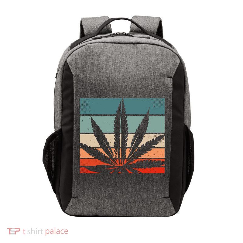 Retro Cannabis Vector Backpack
