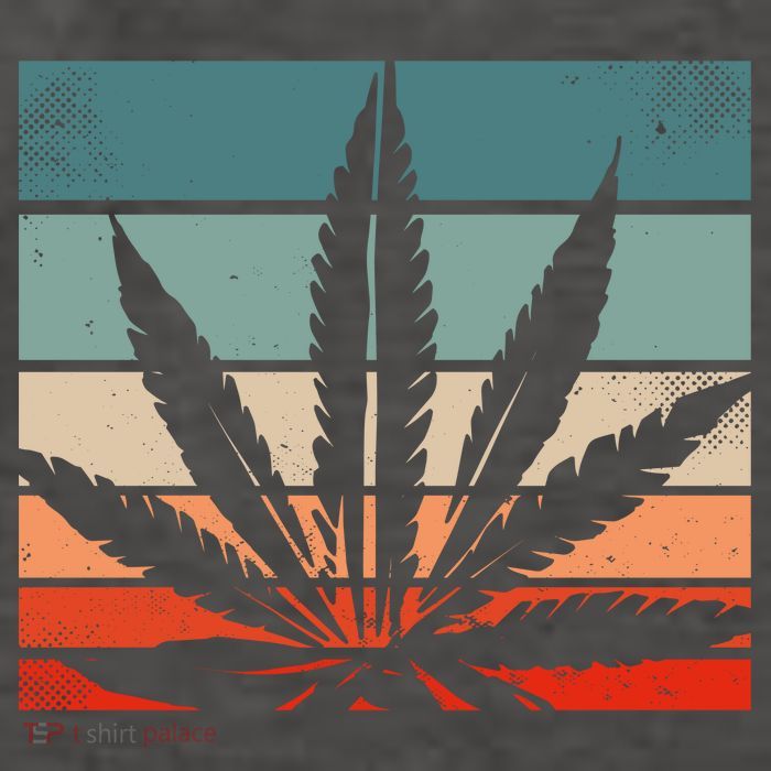 Retro Cannabis Vector Backpack