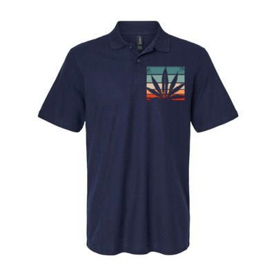 Retro Cannabis Softstyle Adult Sport Polo