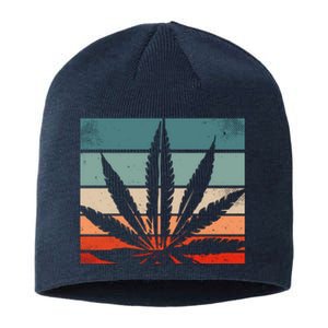 Retro Cannabis Sustainable Beanie