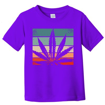 Retro Cannabis Toddler T-Shirt
