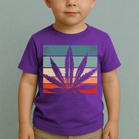 Retro Cannabis Toddler T-Shirt