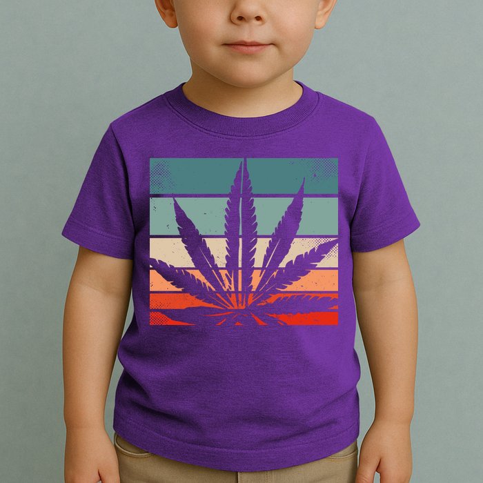 Retro Cannabis Toddler T-Shirt