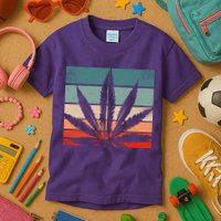 Retro Cannabis Kids T-Shirt