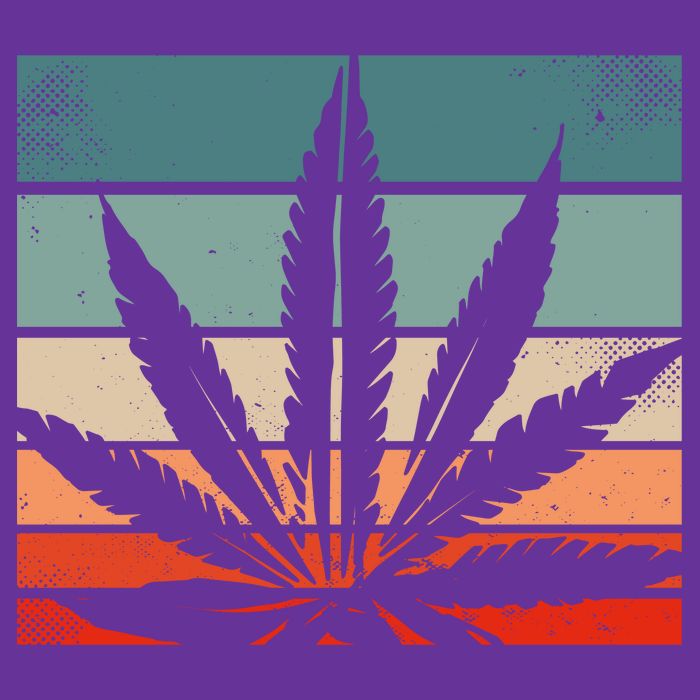 Retro Cannabis Kids T-Shirt