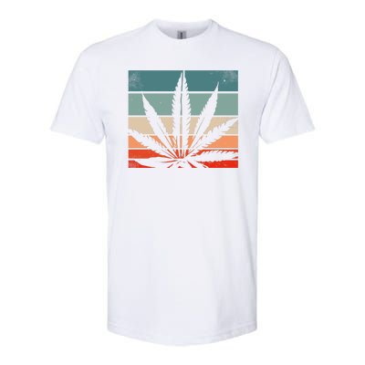 Retro Cannabis Softstyle® CVC T-Shirt