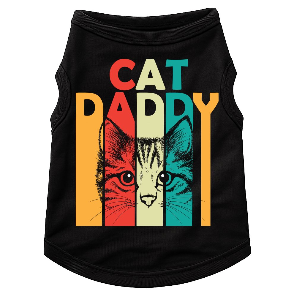 Retro Cat Daddy Doggie Tank