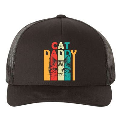 Retro Cat Daddy Yupoong Adult 5-Panel Trucker Hat